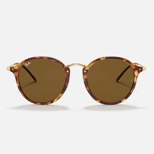 Ray-Ban ‘Round Fleck’ Sunglasses